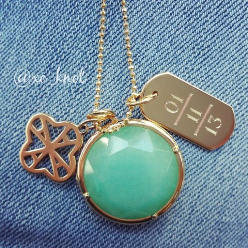 Sentiment Stone Locket Charm - Picture 3 of 5